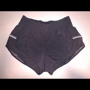 Lululemon Black Hottie Hot Shorts